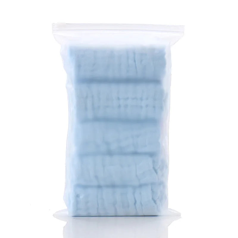 5pcs/lot Muslin 6 layers Cotton Soft Baby Towels