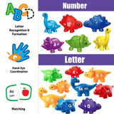 Matching Letters Fine Motor Toy ABC Dinosaur Alphabet