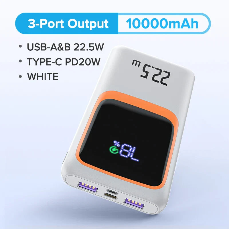 QOOVI Power Bank 20000mAh External Large Battery Capacity