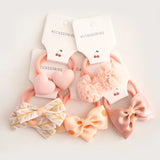 10Pcs/Lot Sweet Hair Band Girls Hair Ties Bows