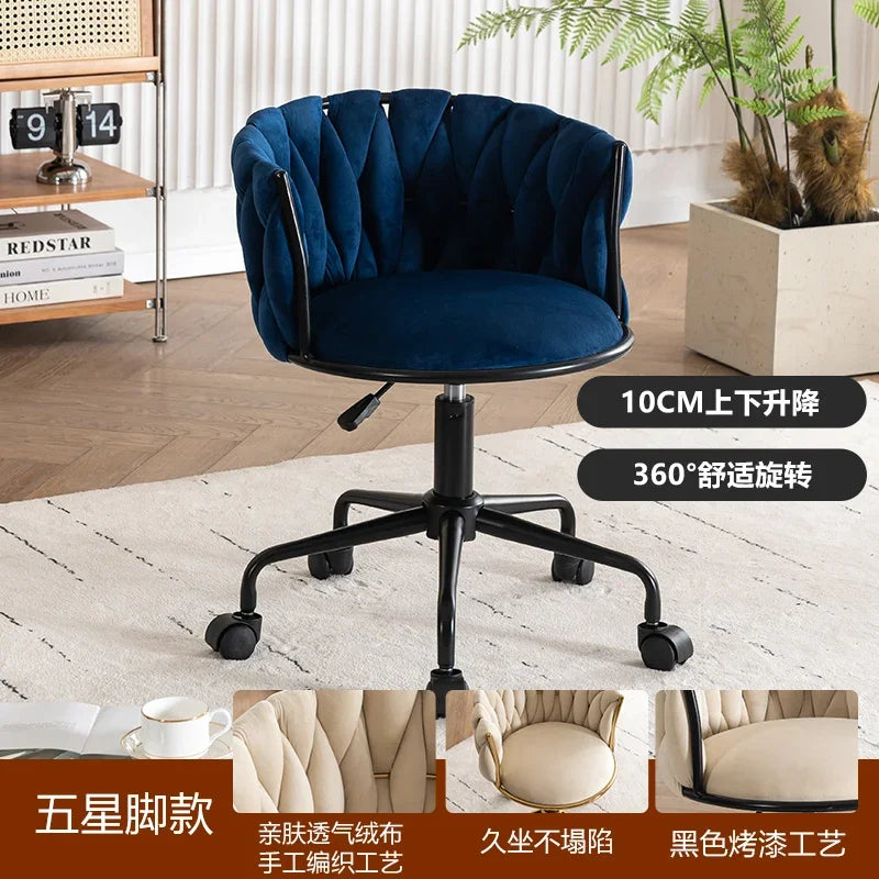 Adjustable Swivel Makeup Chair Living Room Dining Chair