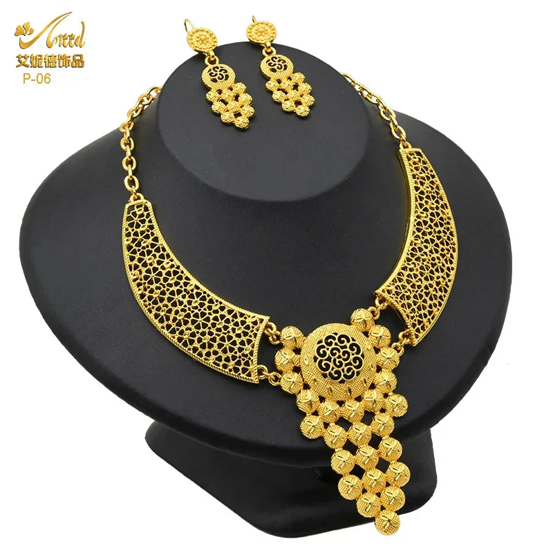 ANIID Africa Luxury Round Ball Jewelry Sets For