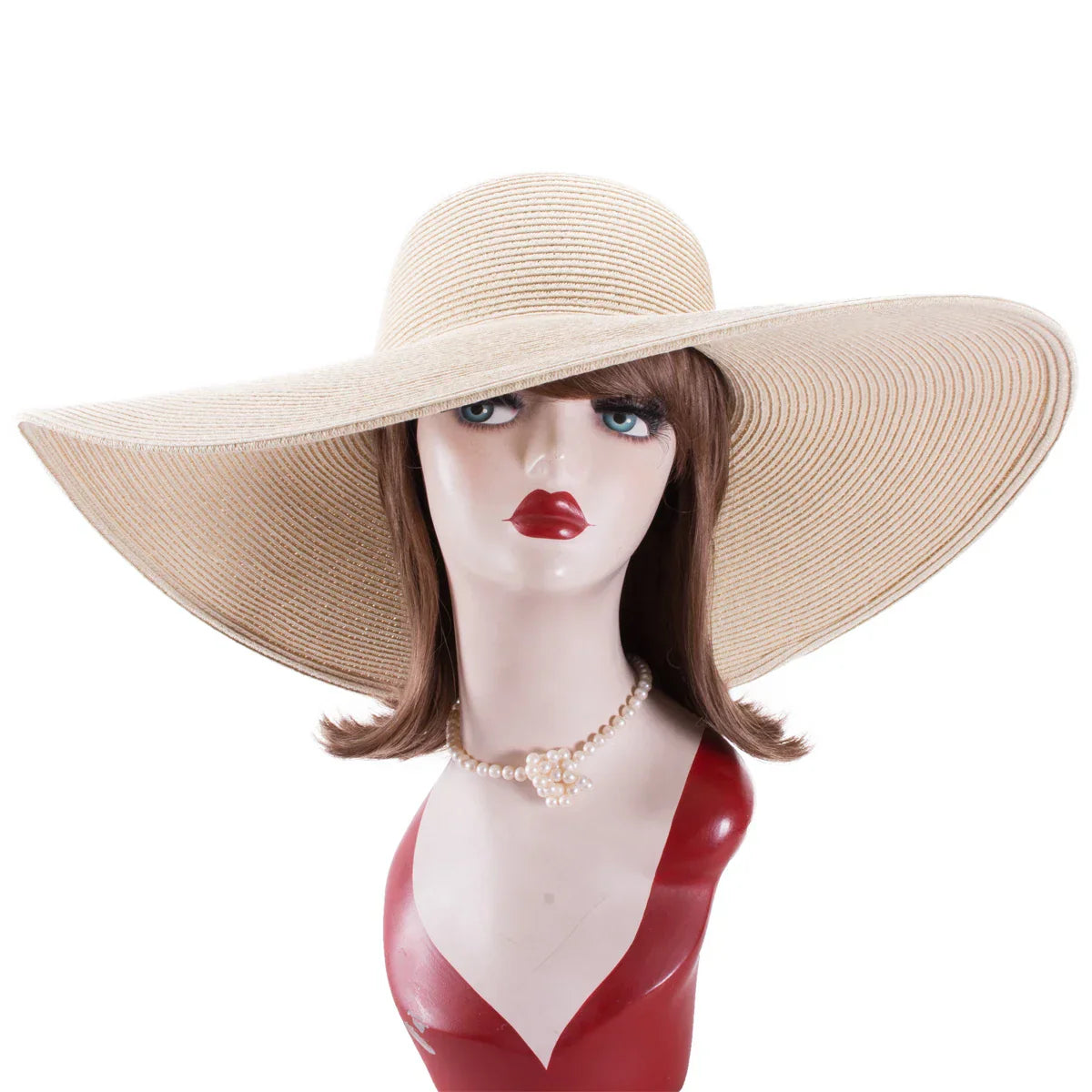 Lawliet 7.1''/18cm Foldable Oversized Huge Wide Brim Sun