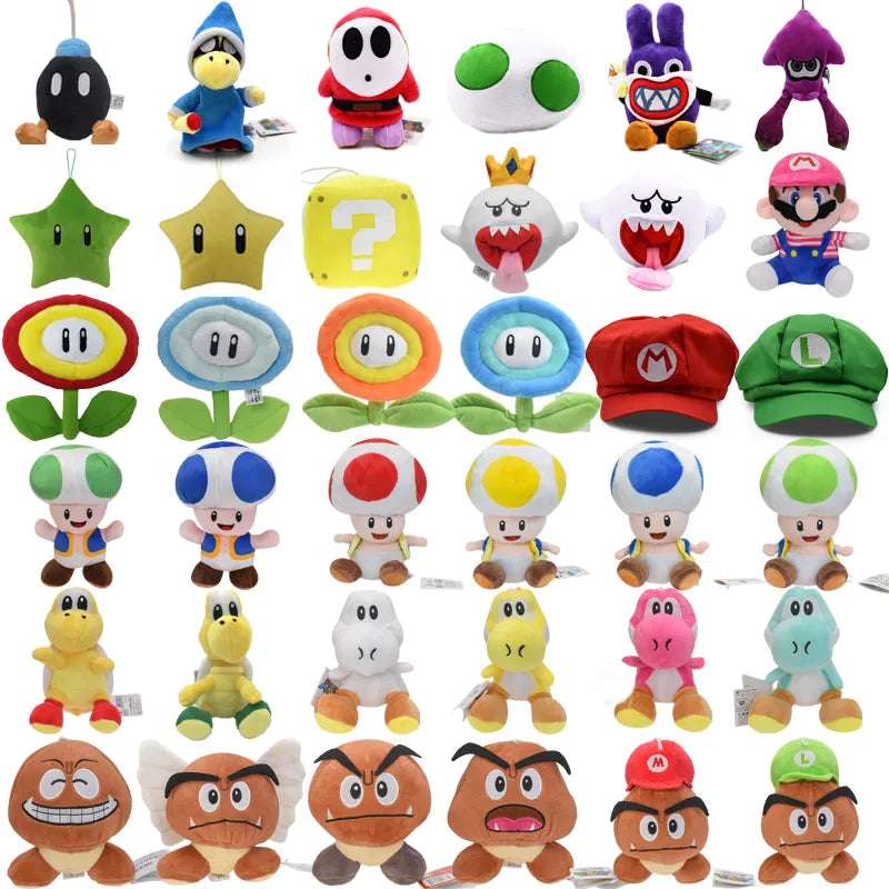 41 Styles Mario Plush Toys Goomba Toad Yoshi