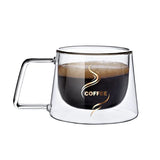 2023 New Simplicity Glass Cup Coffee Drinkware Insulation