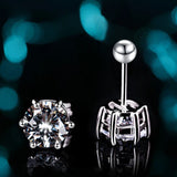 D VVS1 Moissanite Stud Earrings For Women 925