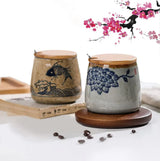 YWDL 380ml Japanese Retro Style Ceramic Coffe Mug