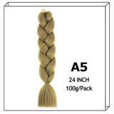 24Inch Synthetic Long Jumbo Ombre Braiding Hair For