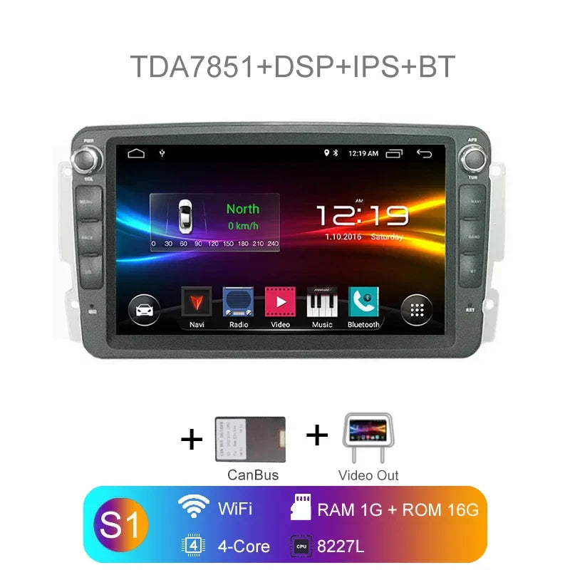 Android 13.0 8G+128G Carplay Auto 8" IPS DSP