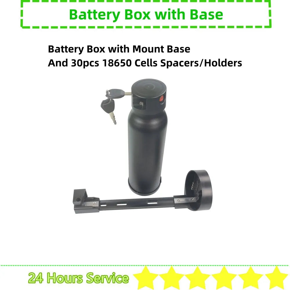 36Volt Water Bottle Dolphin Ebike Battery Box 30