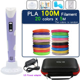 Creative 3D Printing Pen for Kids - LCD