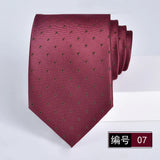 ties for men 2024 Luxury Wine Red Groom