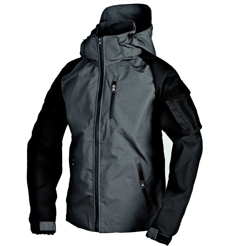 Men's Tactical Hooded Sets Outdoor Multiple Pockets Wear-resistant