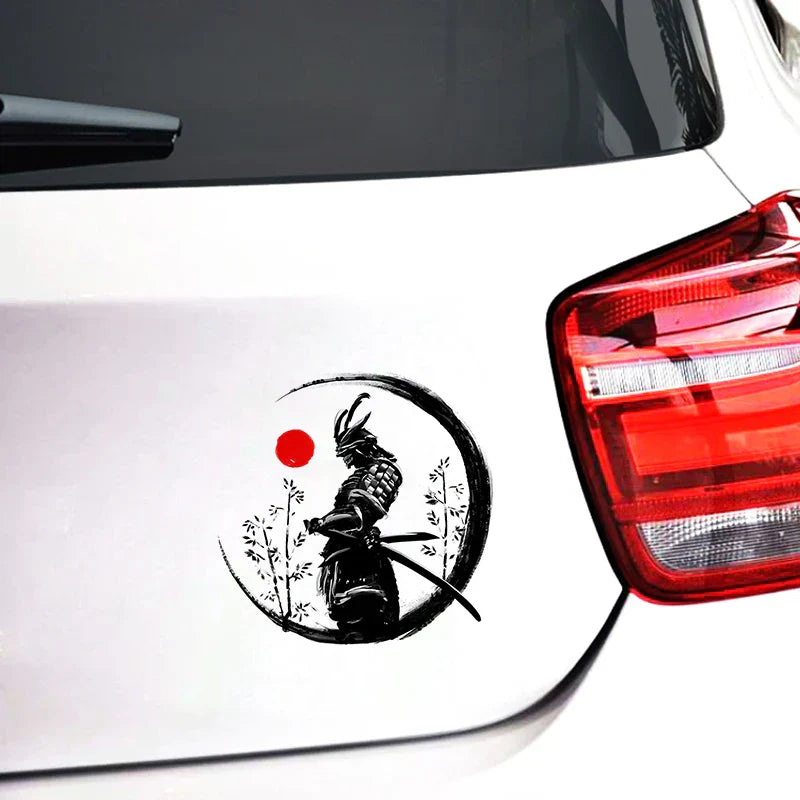 13cm For Samurai Warrior Car Accessories Sticker ScratchProof