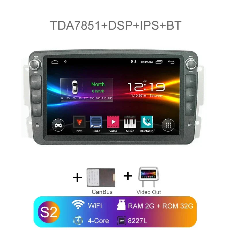 Android 13.0 8G+128G Carplay Auto 8" IPS DSP