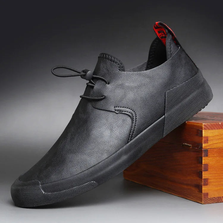 2024 Shoes for Men Leather Casual Shoes Spring
