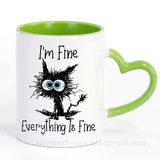 Kitten Cat Coffee Mugs Ceramic Tea Cups Creative