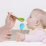 2 PCS Silicone Spoon Fork for Baby Utensils