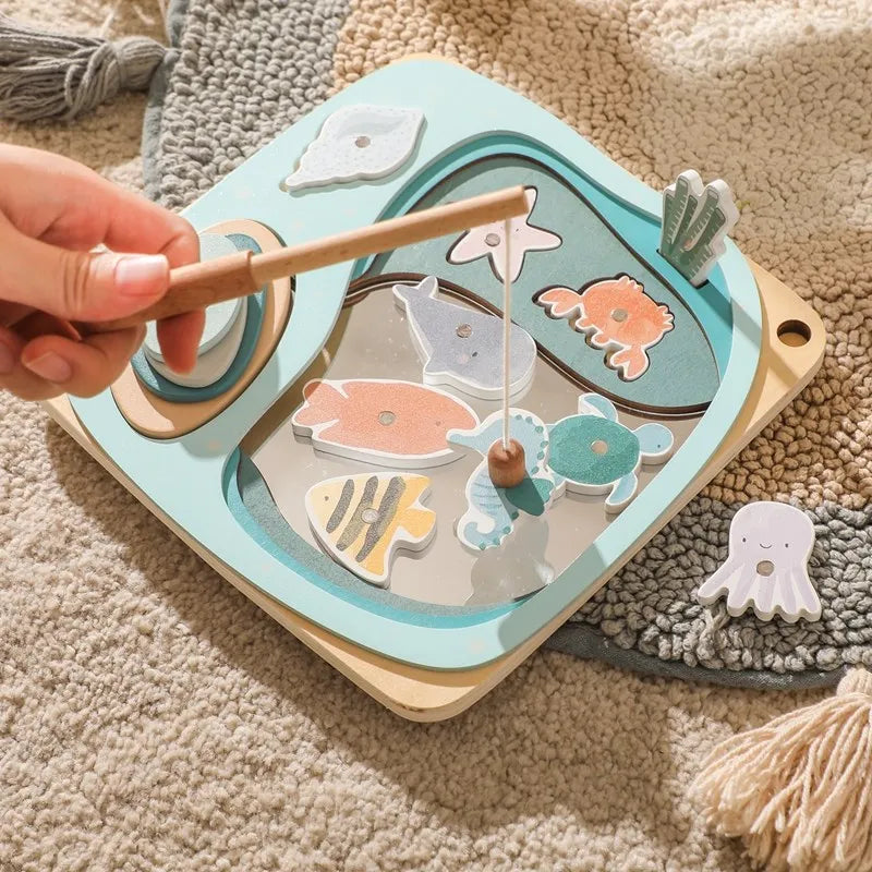 Mirror Fishing Toy Creative Ocean Seahorse Turtle Magnetic