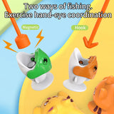 Cute Orange Cat Yellow Cat Fishing Plate Magnetic