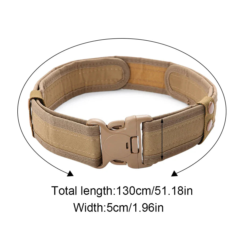 Men Army Style Combat Quick Release Tactical Belt