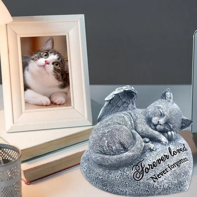 Cat Memorial Stones Pet Status For Garden Funerary