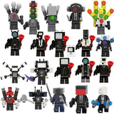 Skibidi Toilet Mini Building Block Anime Action Figure