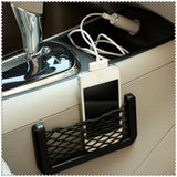 1pcs2pcs Car Organizer Storage Bag Auto Paste Net
