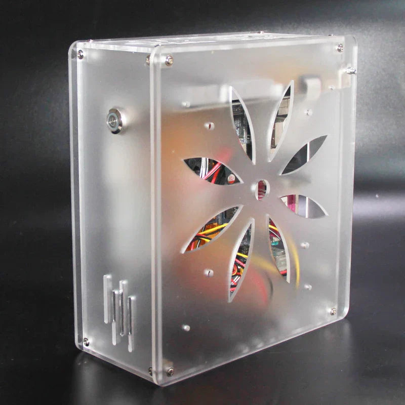 Mini itx computer case Acrylic frosted transparent chassis