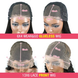 Wear and Go Glueless Wig Bob Straight 13x6