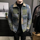 New Hombre Korean Casual Men Stitching Jacket Slim
