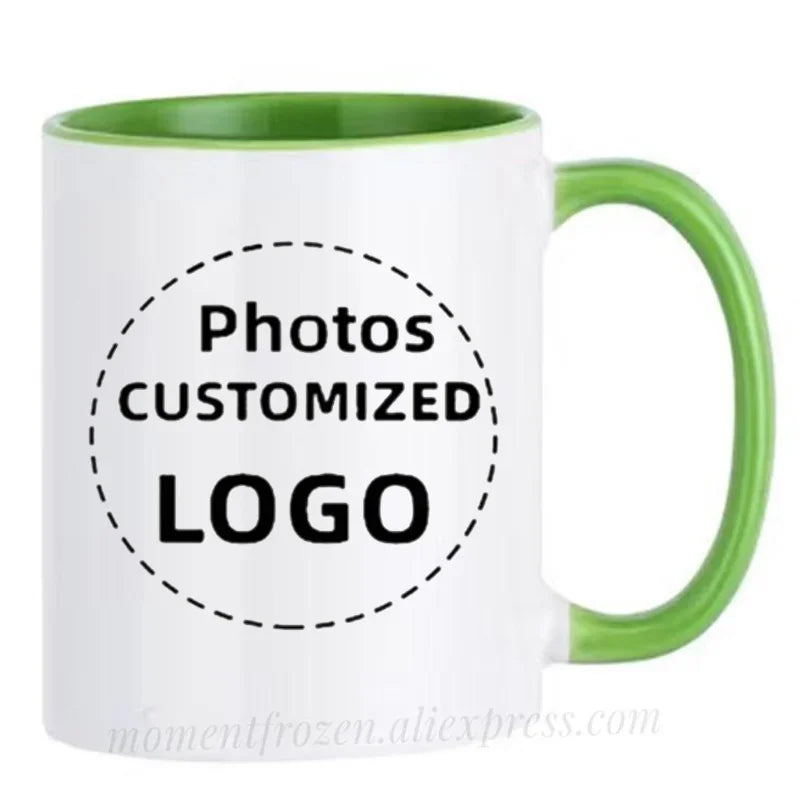 Customized Photos/Logo Printed DIY Coffee Mugs Personalized Tea