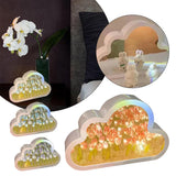 Clouds Tulip Lamps LED Night Light Mirror Table