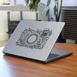 Abstract Camera Art Vinyl Laptop Stickers for Macbook