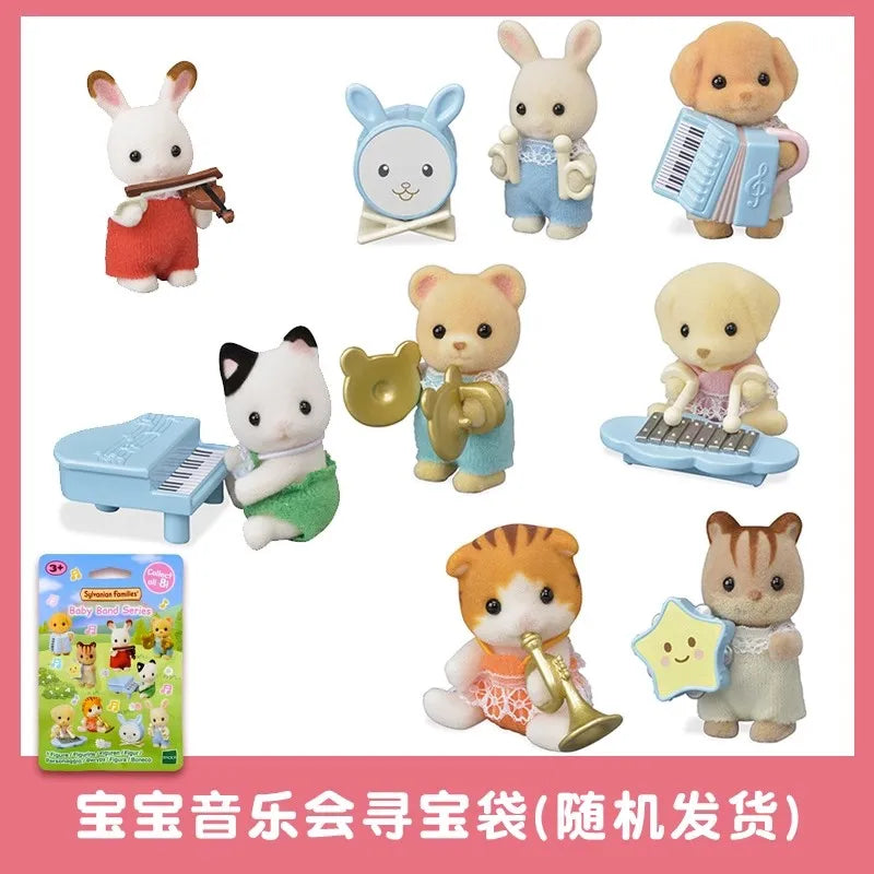 4cm Sylvanian Families Baby Band Series Mini Figure