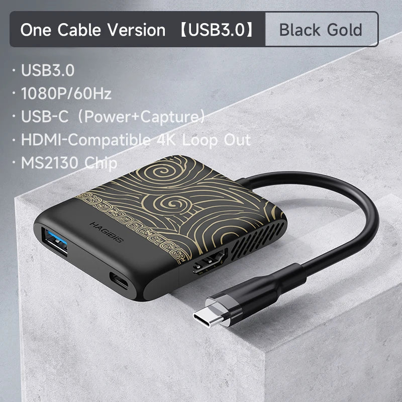 Hagibis Switch Video Capture Card Portable TV Dock