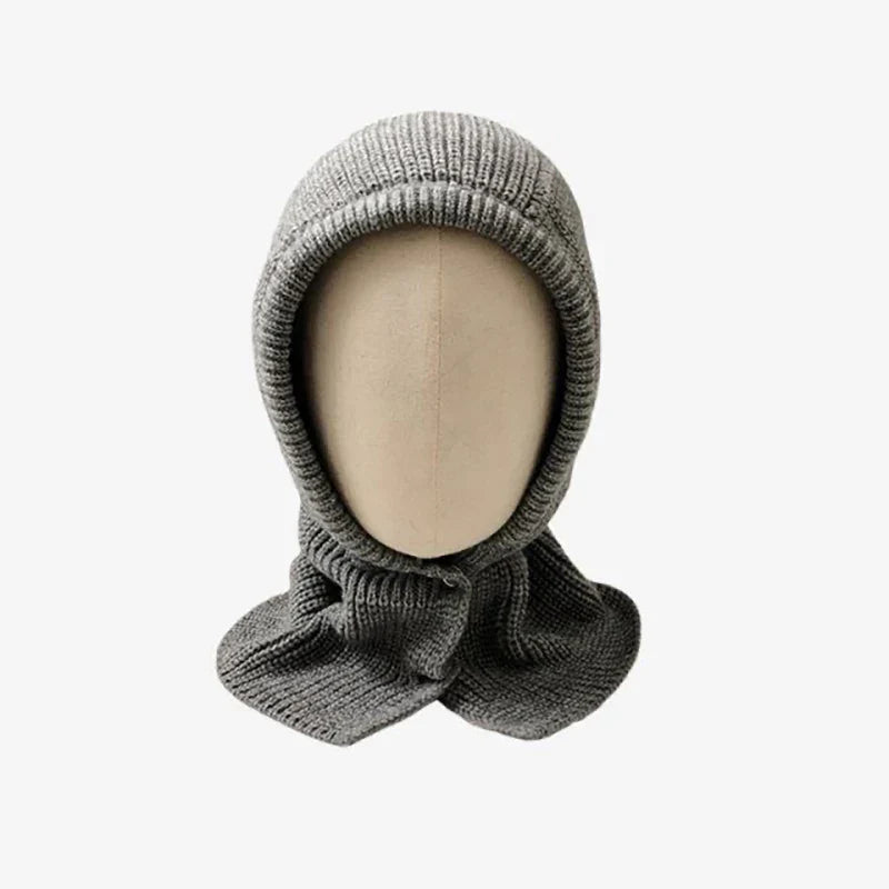 Korean Kids Balaclava Hat One Piece Scarf Cap