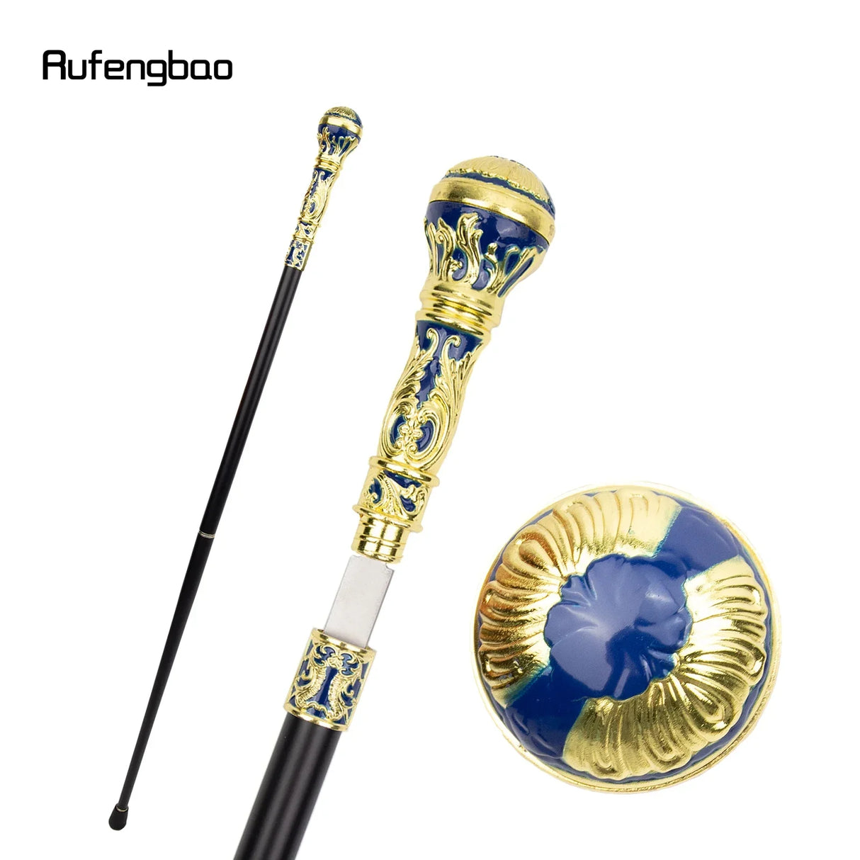 Colorful Luxury Round Handle Walking Stick with Hidden