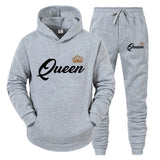 Couple Sportwear 2022 Fashion Set KING QUEEN Printed