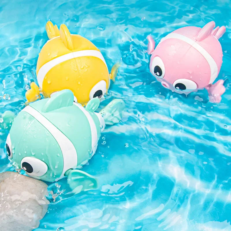 Baby Bath Toys Cute Swimming Fish Cartoon Animal