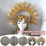 Baroque Headband DIY Material Gothic Lolita Crown Headband