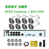 XMeye SONY 6MP POE IP Camera System KIT