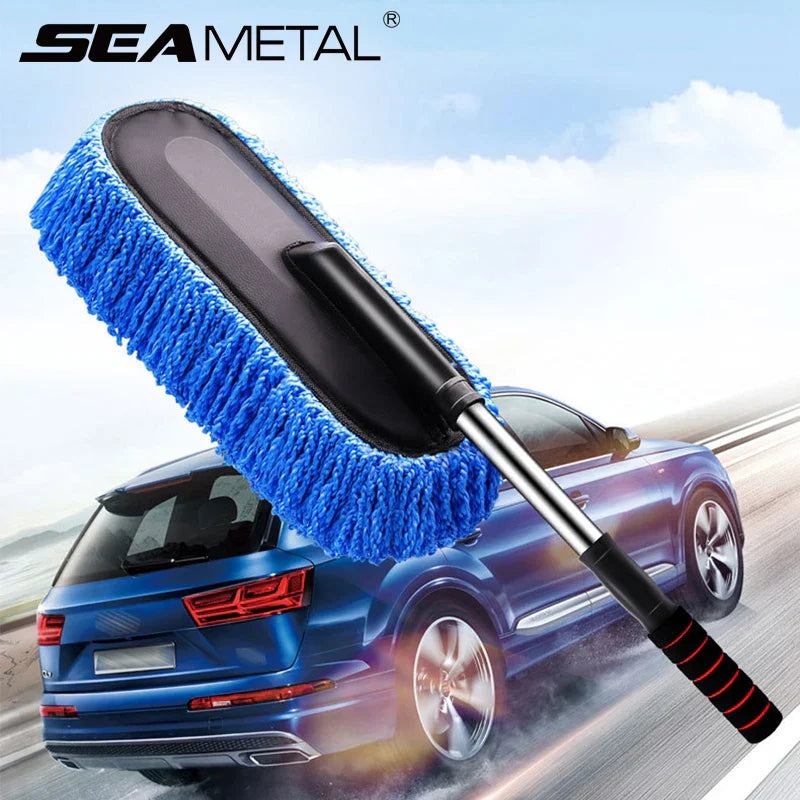 SEAMETAL Superfine Fiber Car Duster Suit Retractable Microfiber