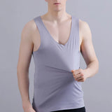 Ice Silk Seamless Mens Vest Loose Sleeveless Sport