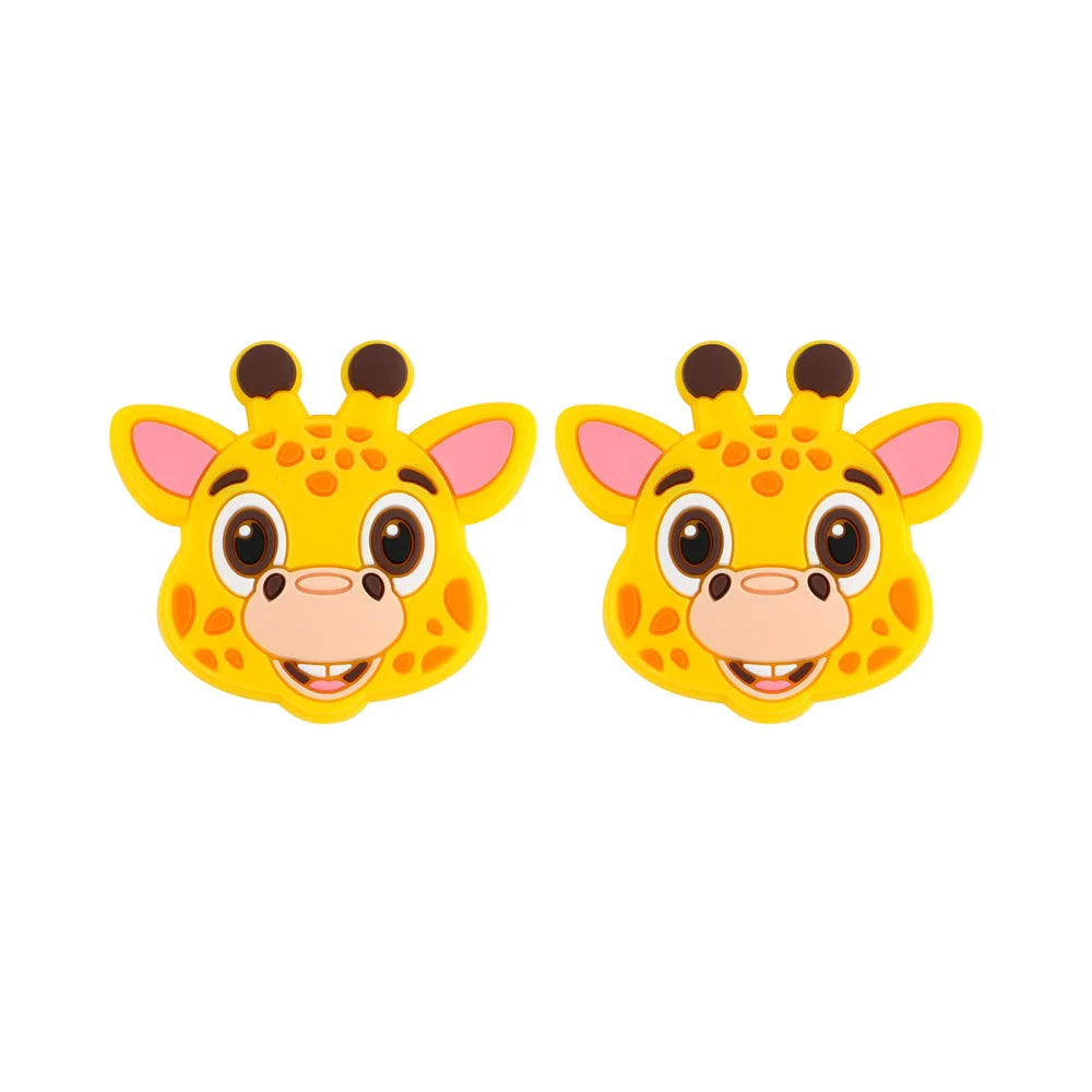 510 Pieces Brand New Giraffe Head Silicone Animal