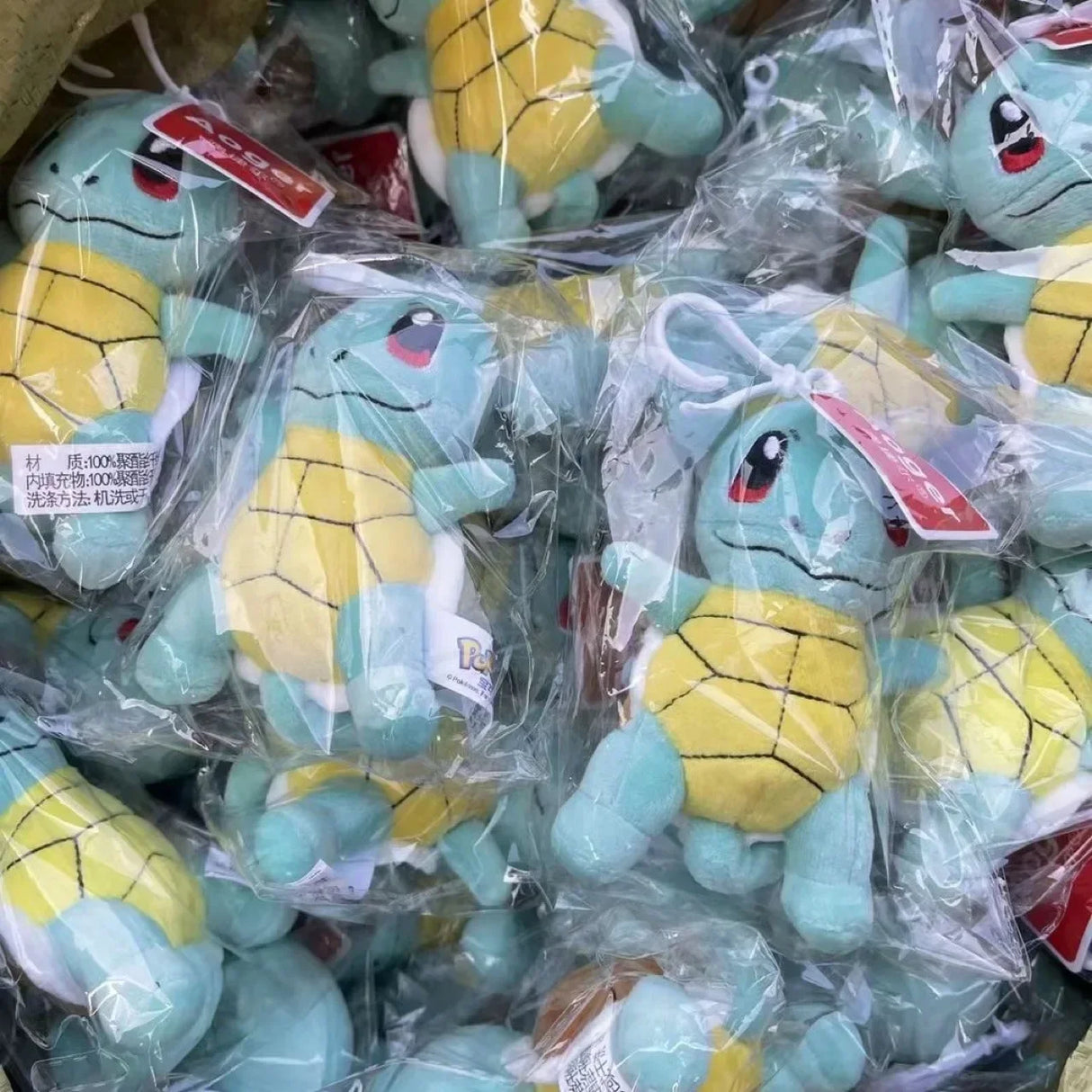 30PC/lot Pokemon Squirtle Charmander Pikachus Plush Doll 12cm