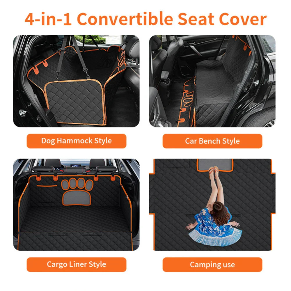 Dog Car Seat Cover Waterproof Pet Cat Carriers