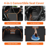 Dog Car Seat Cover Waterproof Pet Cat Carriers