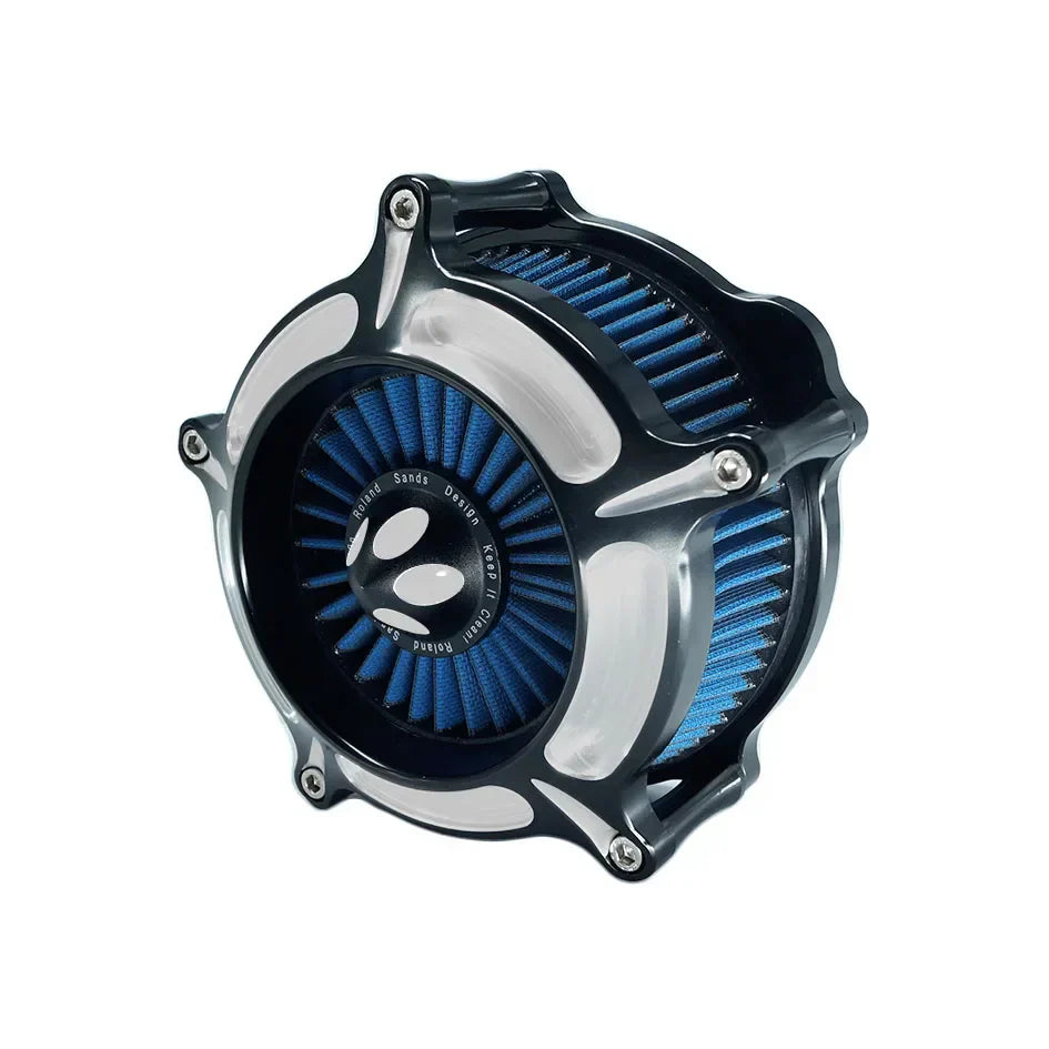 Motorcycle Turbine Air Filter Intake Cleaner For Fit