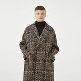 Mauroicardi Autumn Winter Loose Colorful Stylish Warm Tweed